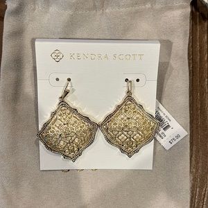 Kendra Scott Gold Filigree Earrings